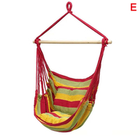 Outdoor Camping Rope Bed Fabric Garden Hanging Chair Garden 120KG Hammock Swings Hammock Chair Swing Seat Hanging Hammock