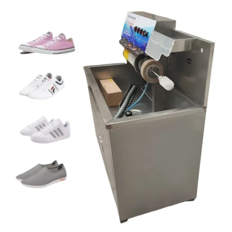

Revolutionary automatic shoe washing system designed for mesh canvas shoes Commercial grade