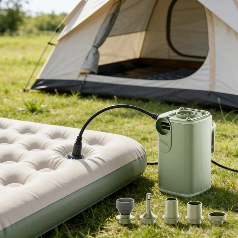 Cordless Rechargeable Air Inflator Pump Portable Mini Electric Pump for Outdoor Camping SUP Pool Float PVC Toys