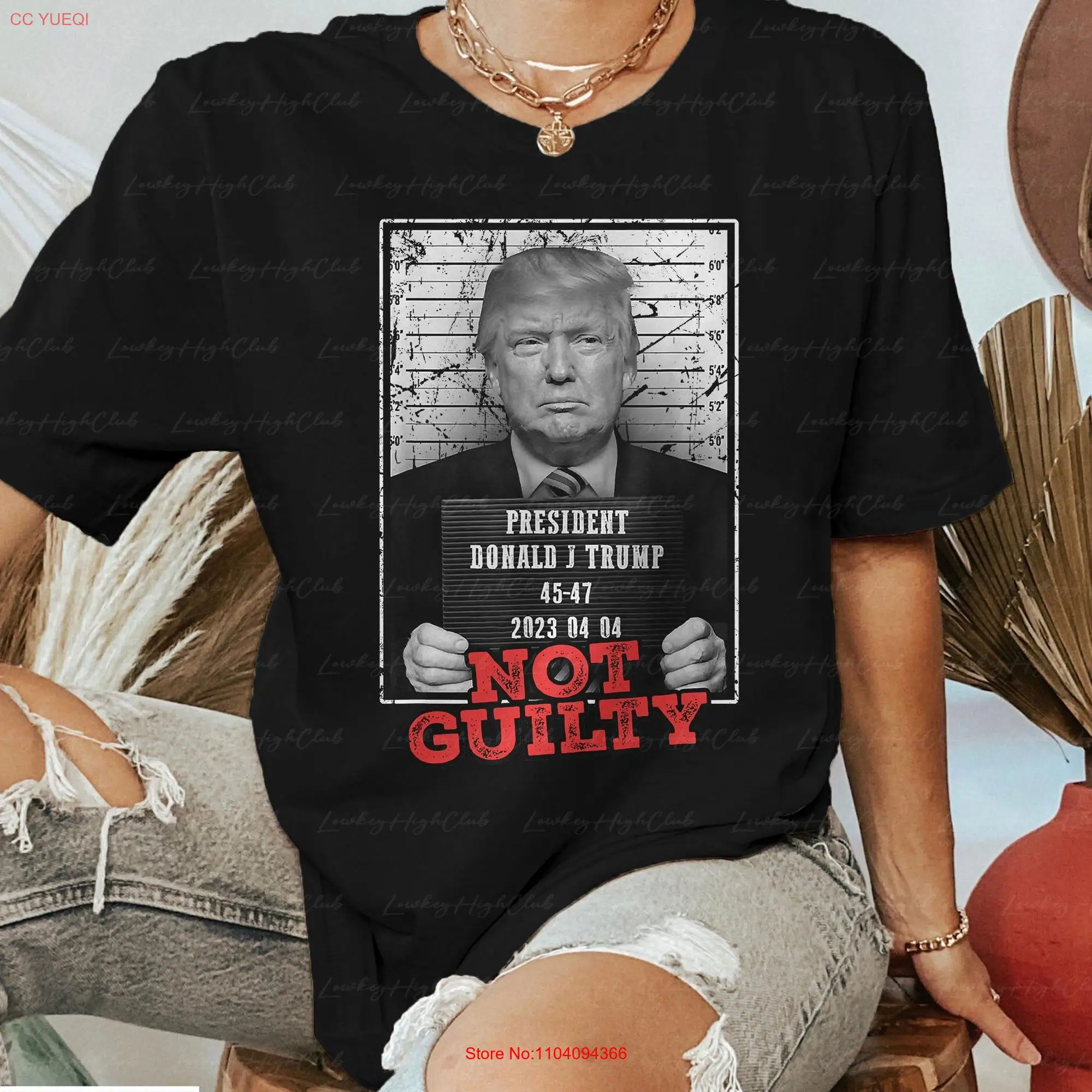 Not Guilty Mugshot Trump T Shirt Vintage 2024 Kids Sniffer Voting Trumps 90s Republican America Election