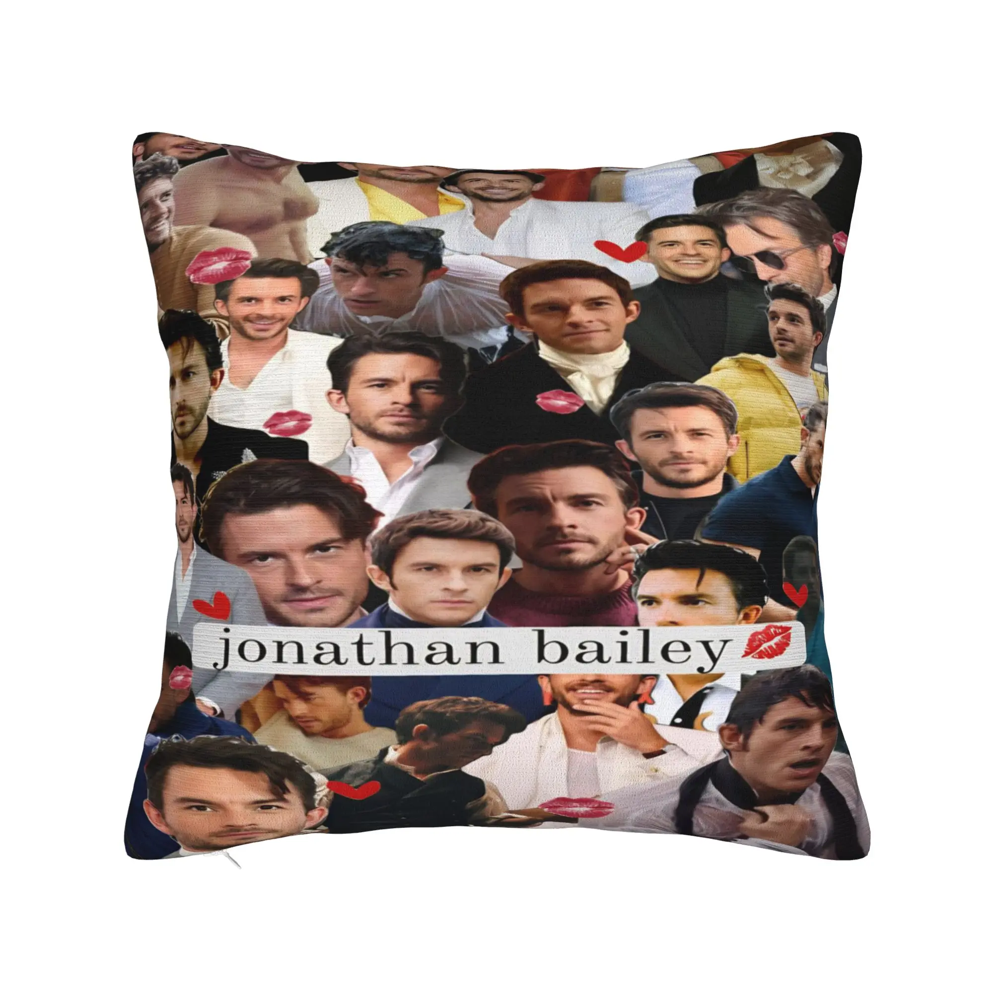 Jonathan Bailey Actor Pillowcase Polyester Cushion Cover Decor  Throw Pillow Case Cover Home Wholesale 40*40cm