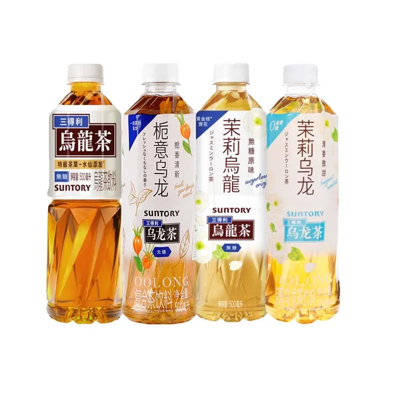 SUNTORY ชาอูหลงจัสมิน/ชาอูหลงไร้น้ําตาลจัสมิน/ชาอูหลงไร้น้ําตาล/ชาอูหลงปราศจากน้ําตาล Gardenia 17.65 ออนซ์ (500 มล.)* 2