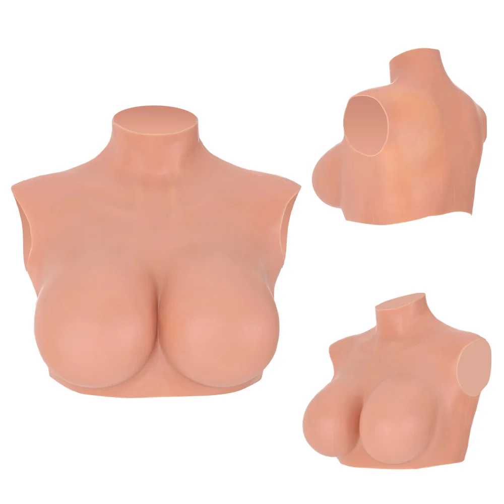 

Simulation Silicone Breast Forms, Seamless Invisible, High Neck Design, Reusable, Push-up Enlargement, Cross-dressing
