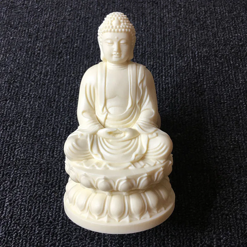 

Ivory Nut Carved Sakyamuni12*7*7cmHome Living Room Car Crafts Crafts Ornaments Gift Box