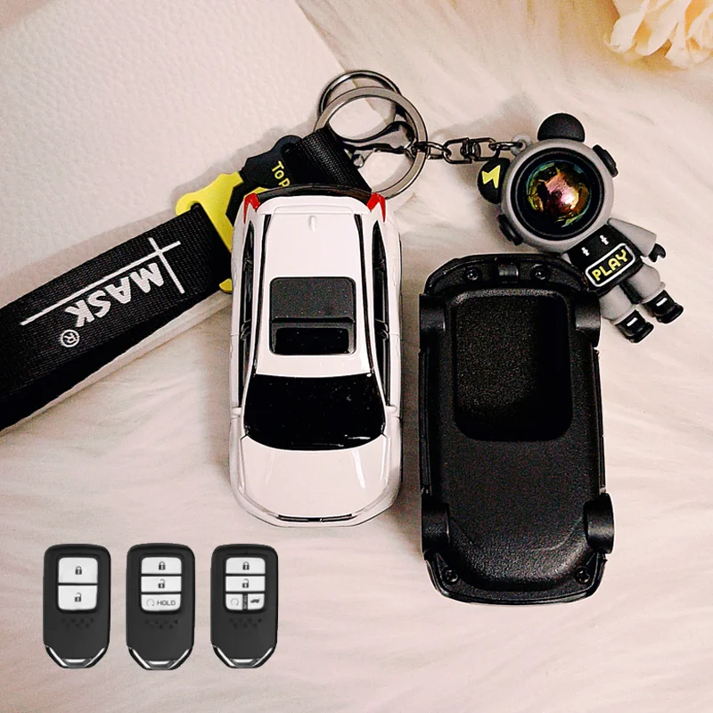 

For Honda Crv Car Model Remote Smart Key Case for Honda Civic 10th City Accord 9th CRV Odyssey Vezel Key Cover Fob Holder Bag