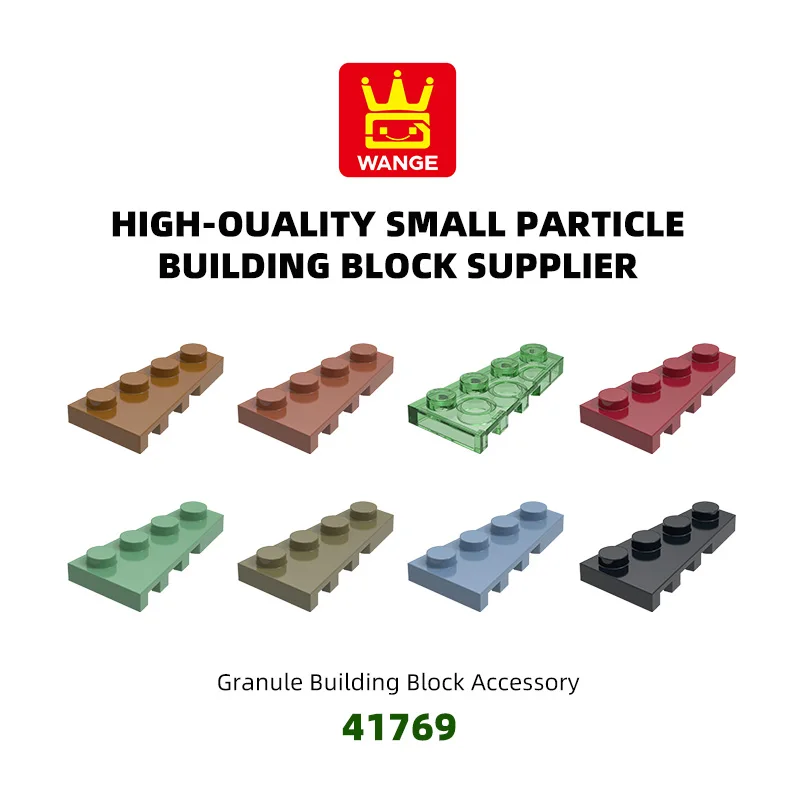 

WANGE 116Pcs/Lot 41769 Right tooth flat 4 holes Loose parts Compatible with Building Blocks DIY Toy Assembly Storage