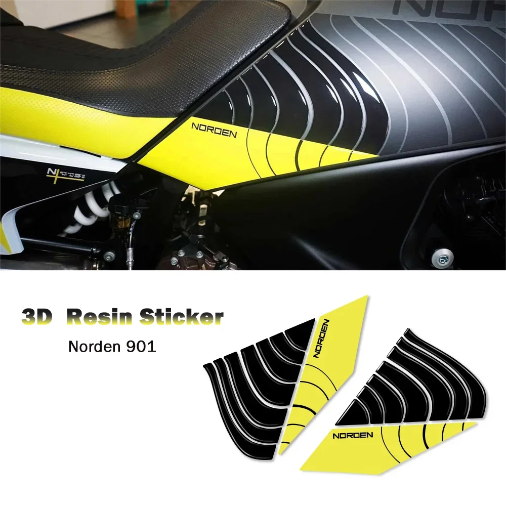 

​For Motorcycle Fuel Tank Side Protection Sticker, 3D Sticker for Norden 901 2021 2022 2023 2024 2025