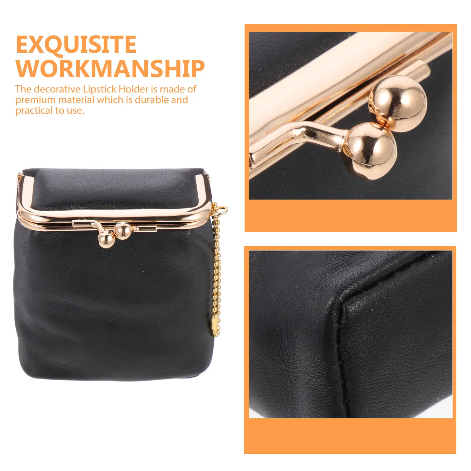 علبة أحمر الشفاه، حامل أحمر الشفاه الصغير الحساس، حامل تخزين ملمع الشفاه المحمول القابل للقفل للاستخدام في السفر في الهواء الطلق #5