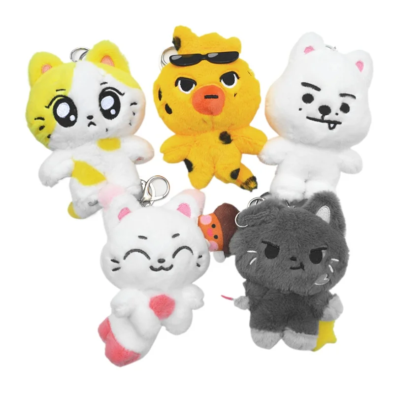 New Hot Kpop Korean Keychain Pendant Tiger Design Keychains Bag Keyring Holder Fans Gifts Collection