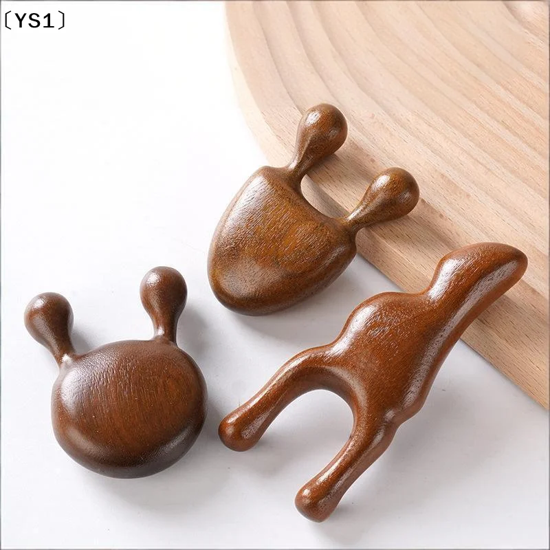

〔YS1〕1pc Sandalwood Face Massager Nose & Face Massager - Eye Relief Tool Snail Facial Meridian Massage