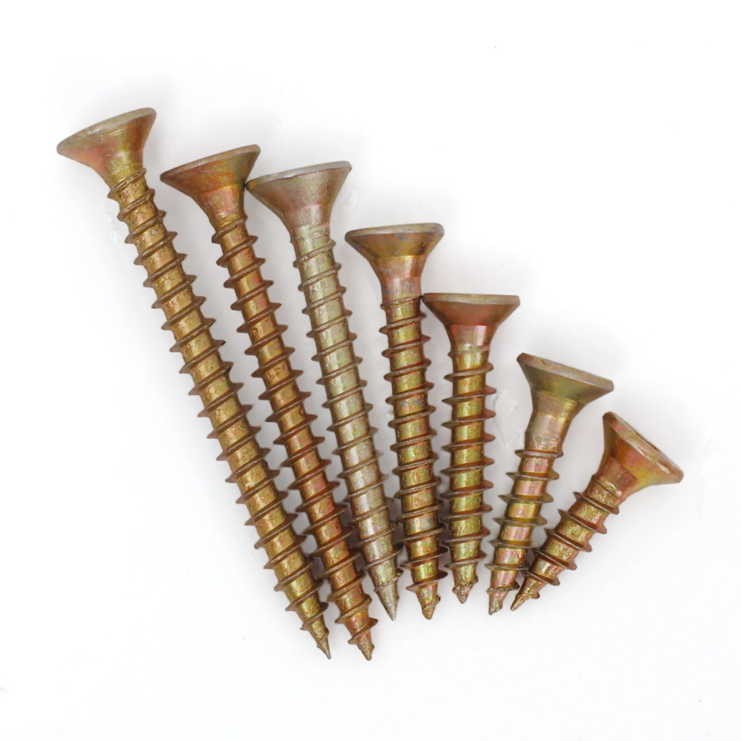 160/320 PCS Sekrup Logam Self Tapping Phillips Kepala Datar Countersunk Sekrup Drywall Kayu Sekrup Silang Pengikat Kit Beraneka Ragam