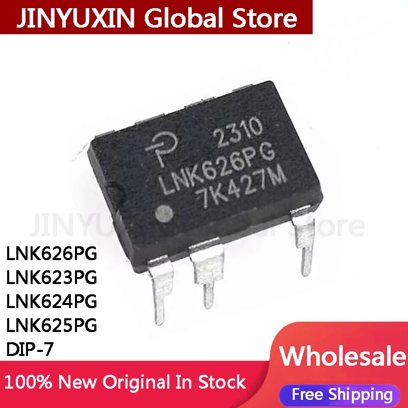 5-10Pcs LNK626PG LNK623PG LNK624PG LNK625PG DIP-7 IC Chip Wholesale