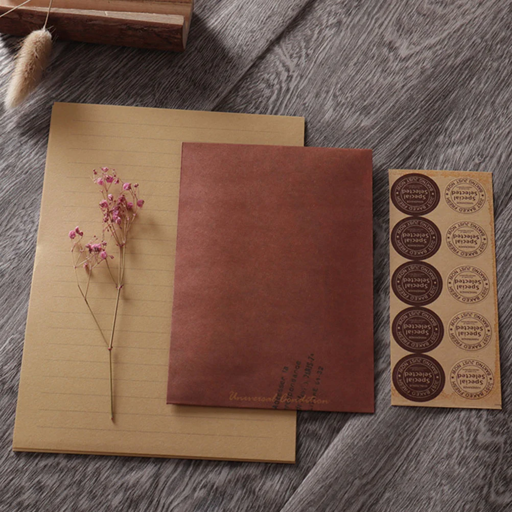 Paper Envelop Kit Writing Papers Envelope for Letter and Envelopes Invitation Romantic Supplies