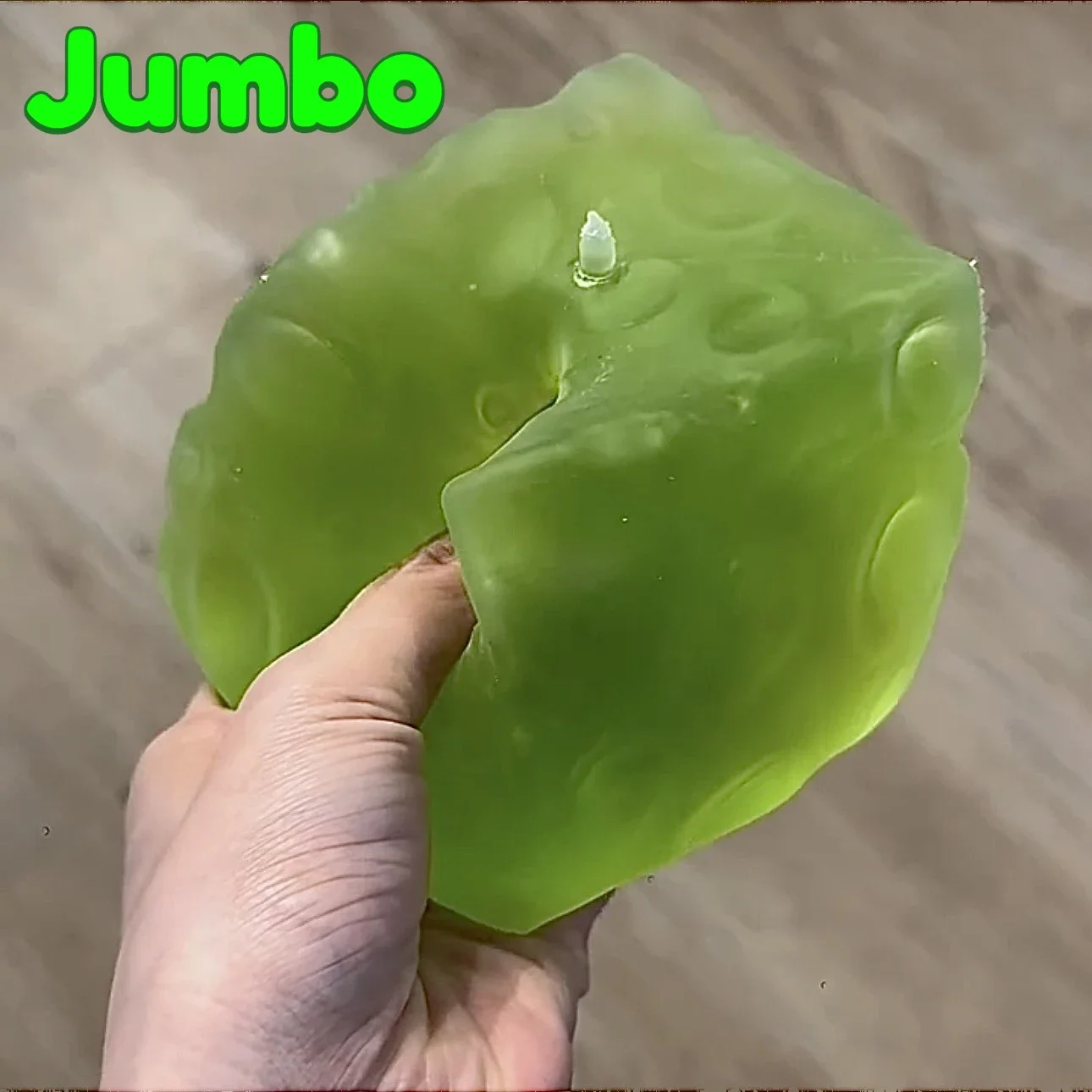 Maltose Jumbo Cheese Squishy Toy Slow Rebound Anti Stress Fidget Toy Soft Transparent Square Cube Anti-Stress Toys for Adults