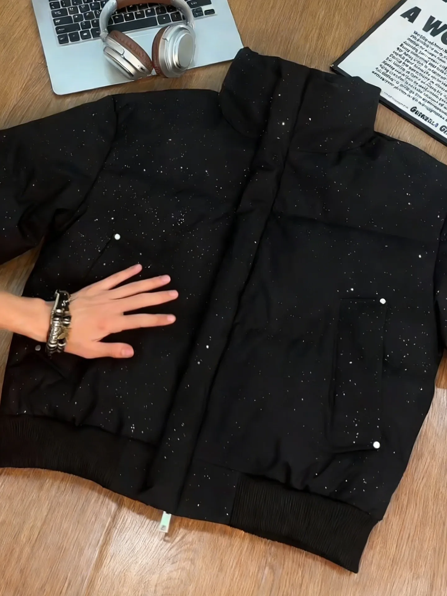 

Мужская зимняя теплая куртка Bla Star из хлопка с пуховым наполнителем, в американском уличном стиле, с застежкой-молнией, длинными рукавами