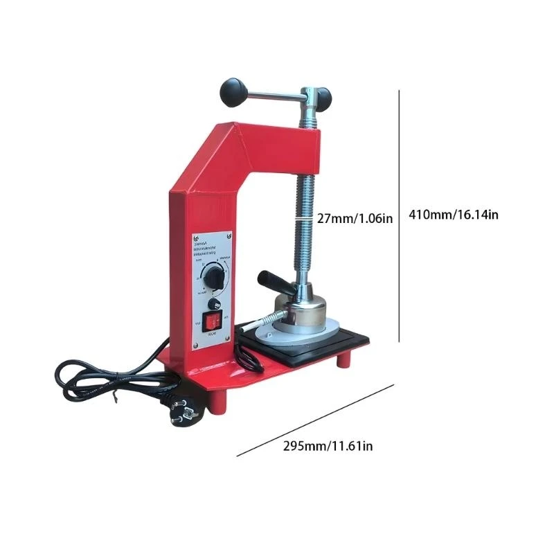 ماكينة ضغط فلكنة الإطارات الثقيلة 220 فولت 4000 رطل التحكم في درجة الحرارة بالضغط لإصلاح إطارات المركبات التجارية H9EE