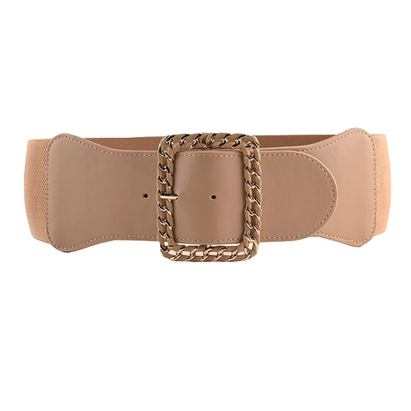 Wide Waist Belt for Women Elastic Stretch Dress Belts Ladies Fashion Luxury Brand Designer Waspie Corset Cincher Belts Waistband