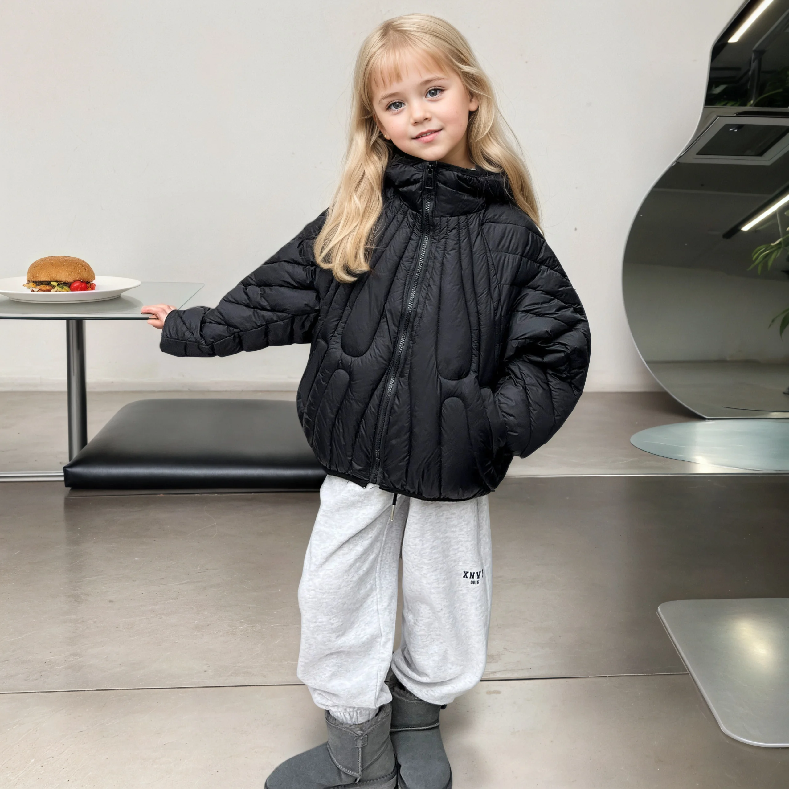 

Зимние теплые модные однотонные куртки на хлопковой подкладке с капюшоном на молнии для девочек, школьные детские укороченные пальто, детская одежда, ветровка 5-14 лет