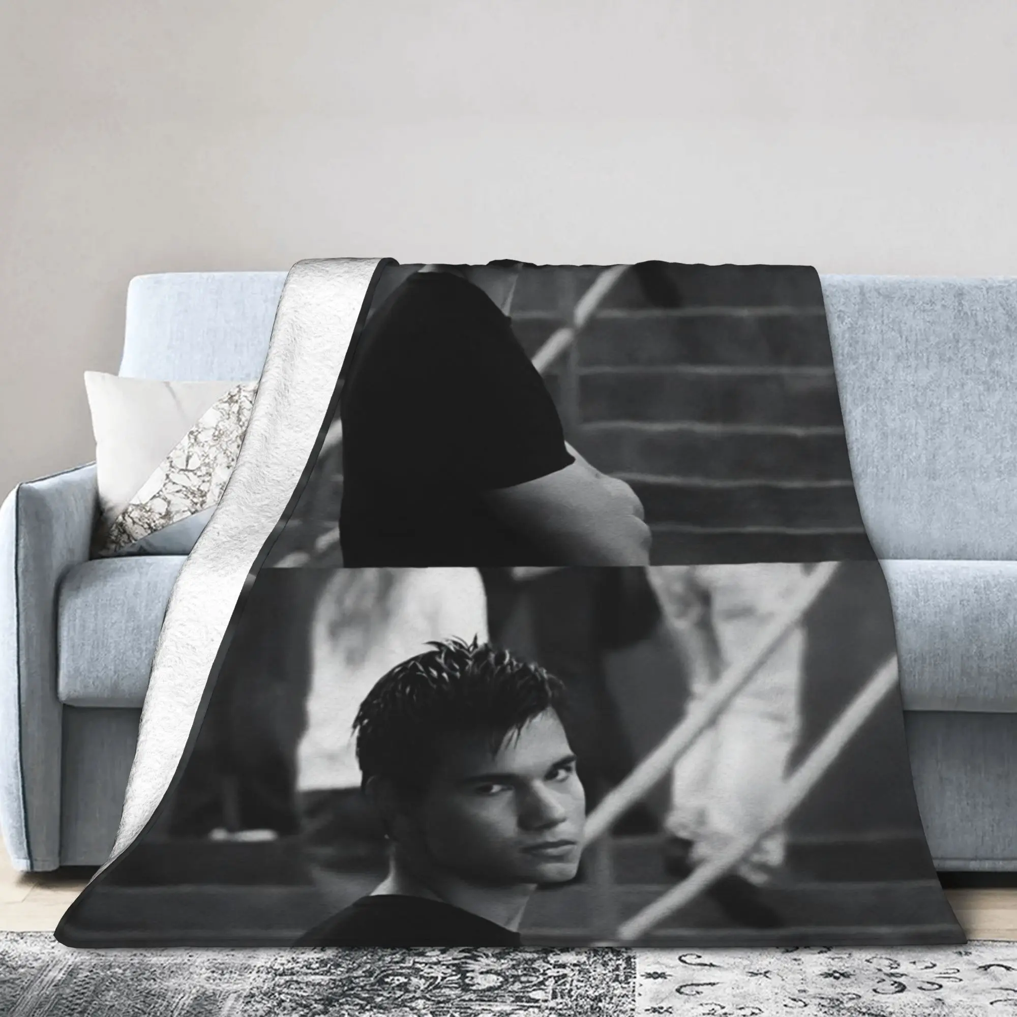 جاكوب بطانية سوداء الشفق ساغا الدافئة لينة الجدة أفخم رمي بطانية للأطفال الكبار غرفة المعيشة الفانيلا المراشف