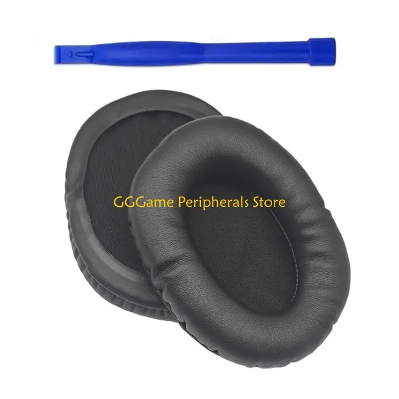 U55B Comfortabele spons-oorkussens Oorkussens Covers voor hoofdtelefoon Eiwitleer/maasmouwen voor muziekliefhebbers