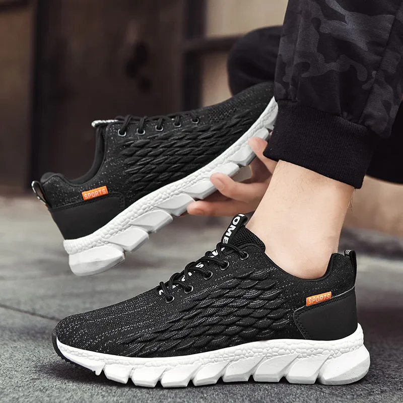 Men's Vulcanized Shoes Spring and Autumn Breathable Lace-up Casual Fashion Soft and Comfortable Sports Shoes for Men Sneakers