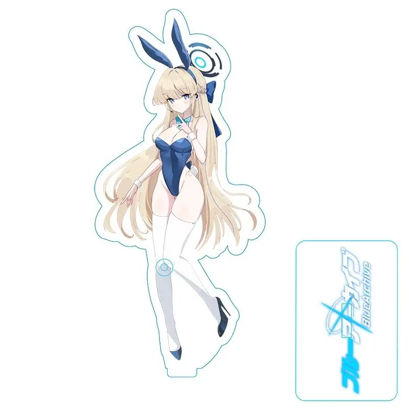 Blue Archive Shirasu Azusa Takanashi Hoshino soporte de acrílico para Cosplay, figuras de Anime, modelo de escritorio, accesorios de adorno, regalo de cumpleaños para niña