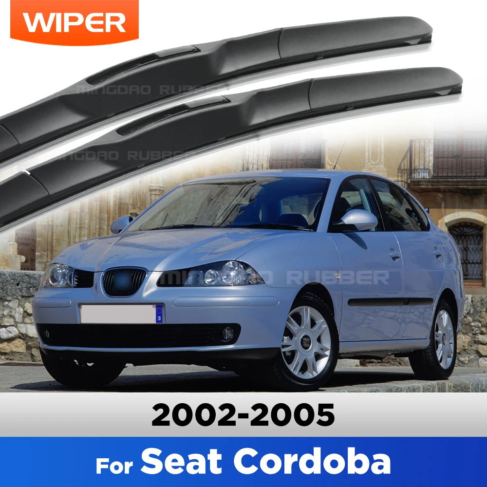 

CREATROAD Front Wiper Blades For Seat Cordoba MK2 2002-2005 2003 2004 Windshield Wiper Windscreen Window Brush 21"+19"