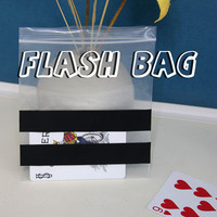 Flash Bag Magic Tricks Visual Card Change Bill Swapped Appear Vanish Magia Magician Close Up Illusions Gimmicks Mentalism Props