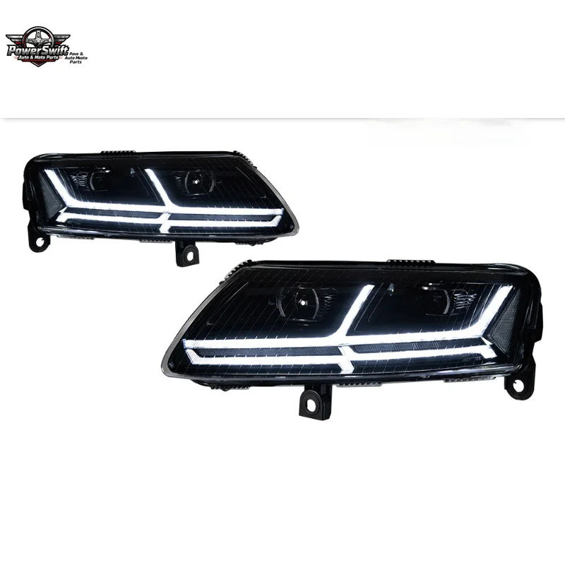 

Suitable for 05-11 Audi A6L Headlight Assembly LED Bi-Optic Lens Daytime Running Lights Modified to Q7 Style