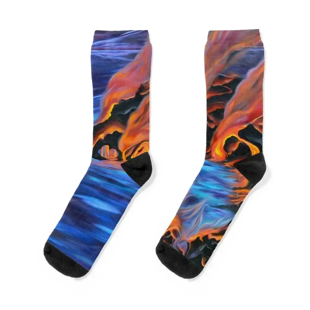 

The Dance of Pele & Kanaloa Socks happy short christmass gift football Socks Woman Men's