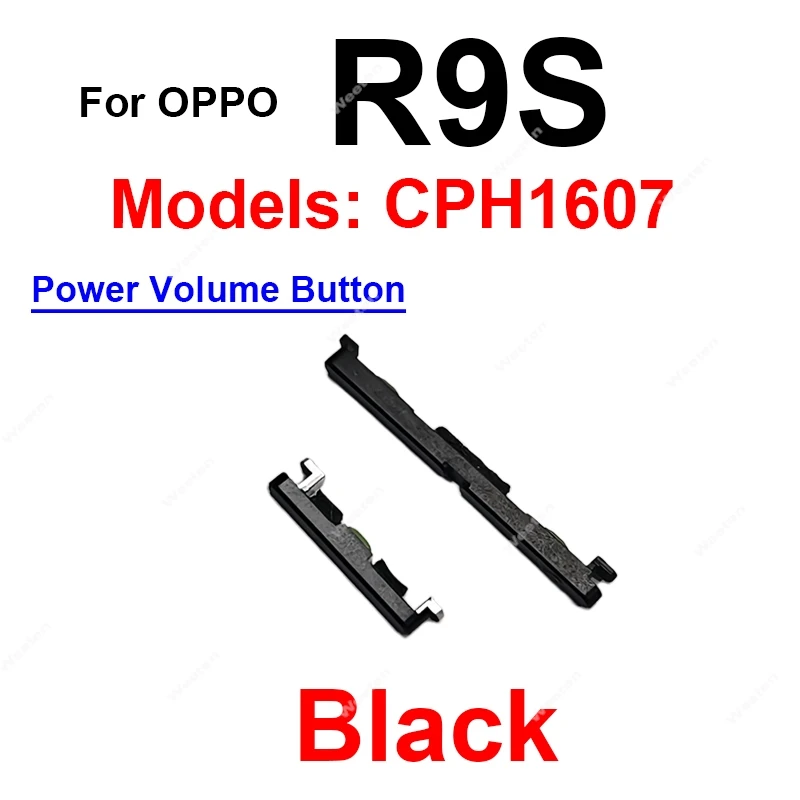 Power Volume Button For OPPO R9S R9S Plus ON OFF Power Volume Up Down Button Side Keys Flex Cable Replacement Parts