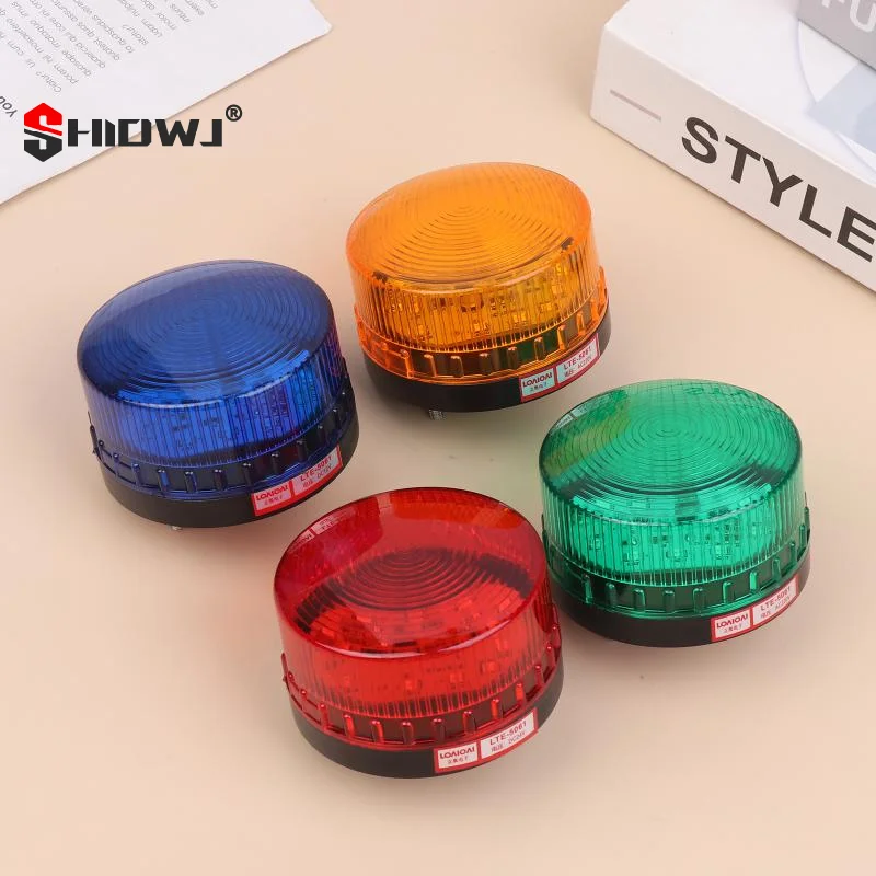 

12V 24V 220V LED Alarm Light Mini Flashing Security Alert Strobe Signal