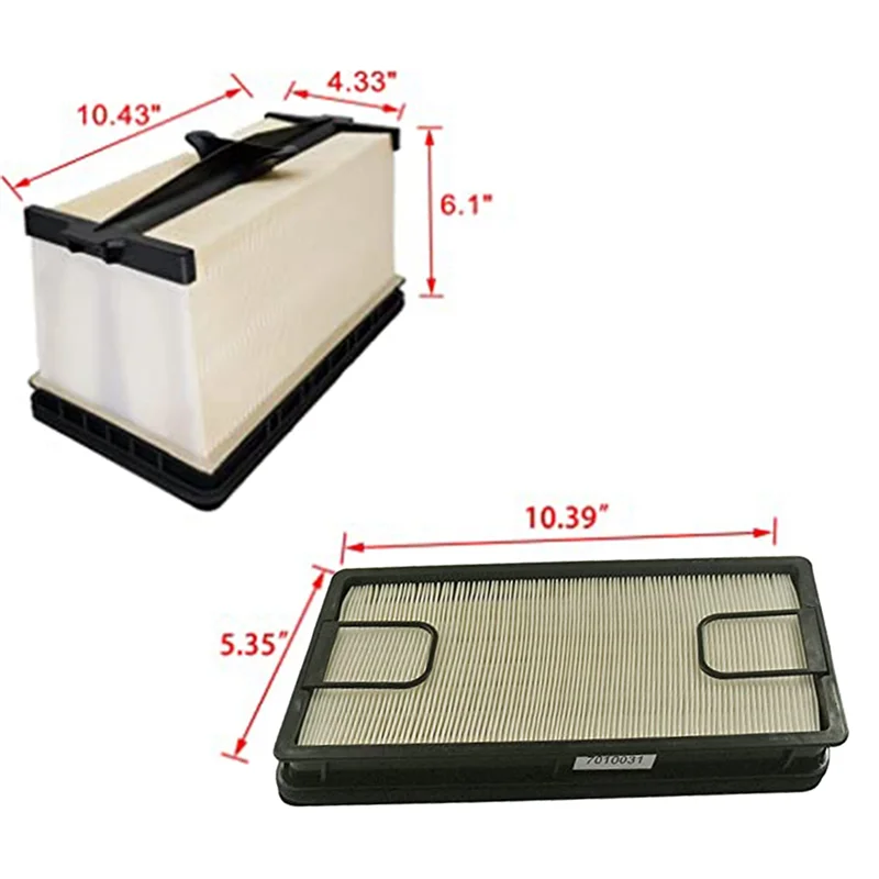 AEE5-Sostituisce i kit filtro dell'aria per caricatore Bobcat S740 S750 S770 S850 T740 T750 T770 7010030 7010031 PA310 PA31011
