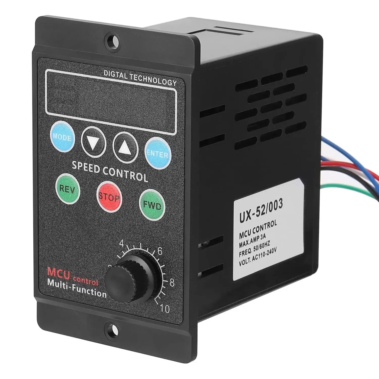 AC 220V 400W Motor Speed Controller 50Hz 60Hz Variable Adjustable Speed Regulator for AC Motors