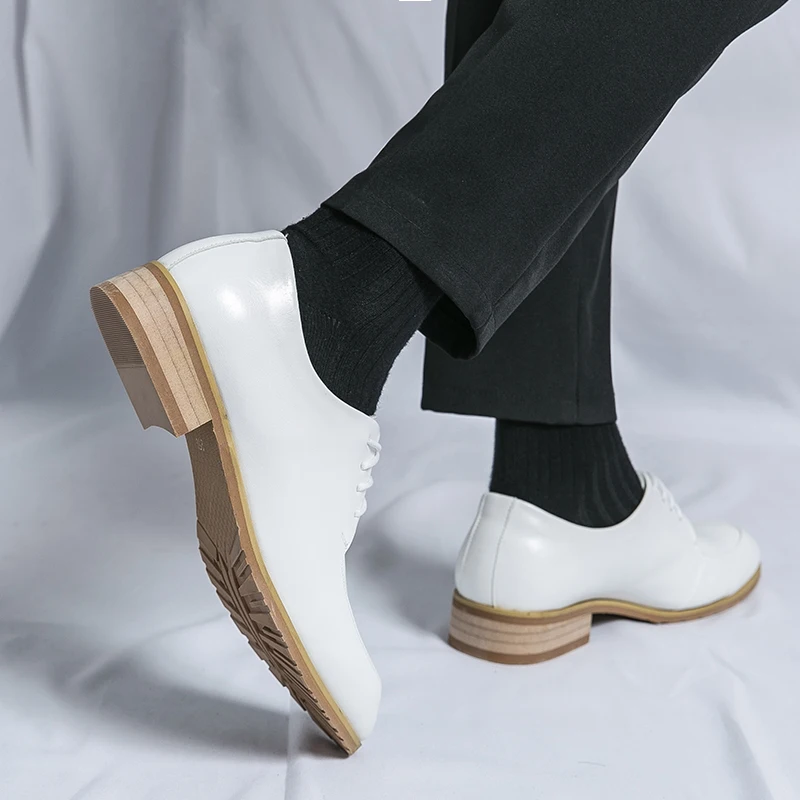 

Shoes, leather shoes, men's Velcro, round head, breathable, business, casual, formal, cowhide, middle-aged and elderly, dad's sh