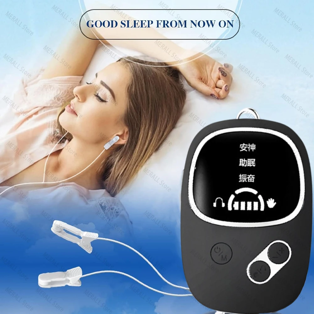 Handheld Sleep Aid Device Relieve Insomnia Instrument Help Sleep Night Anxiety Therapy Relaxatio Pressure Relief Sleep Device