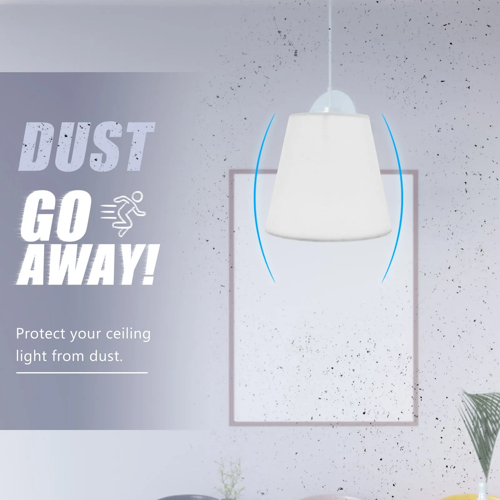 

1Pcs Cloth Lamp Shade Premium Fabric Cover for Wall Floor Chandelier Lamp Protector Lighting Accessory Cloth Lampshade