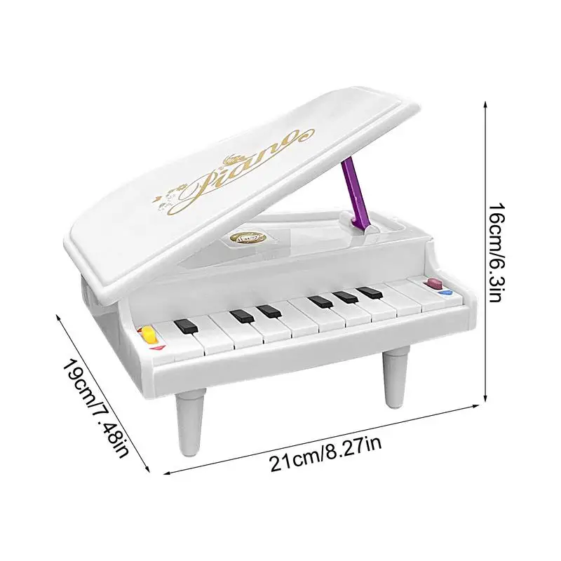 Giocattolo per pianoforte musicale Giocattolo per strumento per pianoforte giocabile Giocattoli educativi per pianoforte elettrico Giocattolo per strumento per pianoforte decorativo con luci per