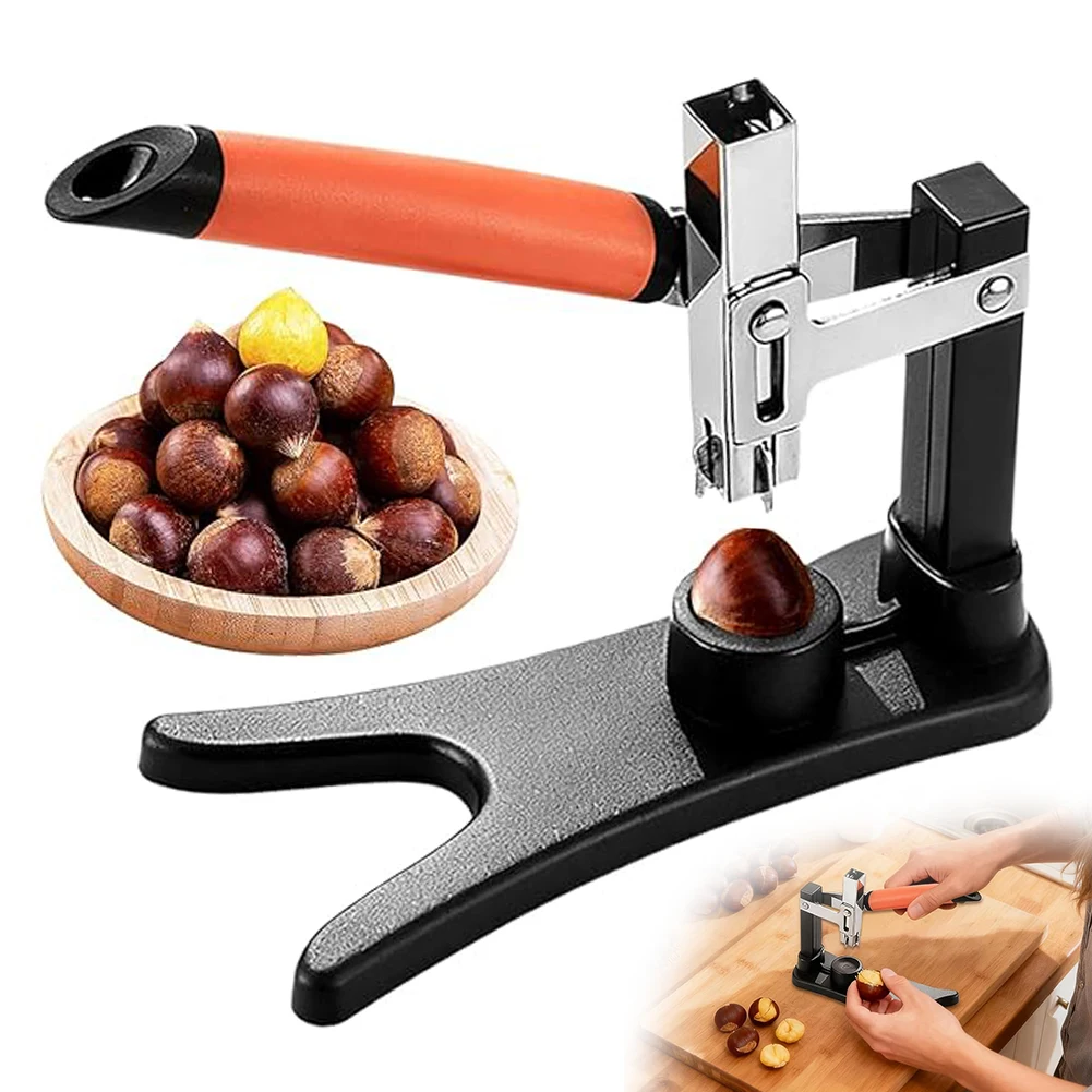 

Convenience Tool Nut and Chestnut Sheller Chestnut Peeling Cracking Device Manual Pressing Hard Fruit Kitchen Essential Everyday