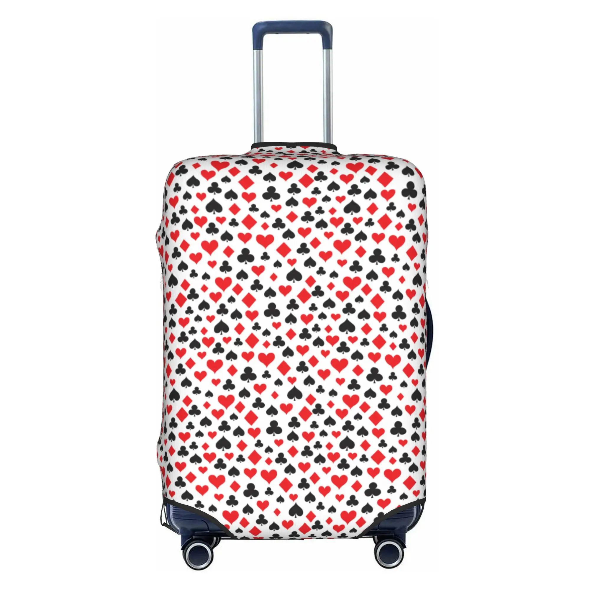 Playing Card Game Poker Players  Luggage Cover Cute  Suitcase Protector Covers Suit For 18-32 inch