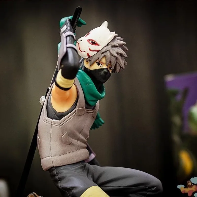 سلسلة ناروتو هاتاكي كاكاشي بوي شخصية جديدة رائعة شخصية الرسوم المتحركة أنيمي نموذج مجموعة الشكل الحلي هدايا العيد