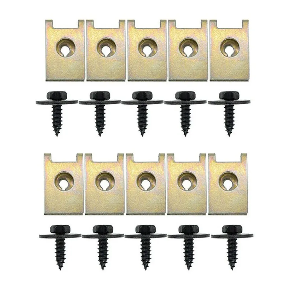 Body Fastener Clips Fender Bumper Retainer Non-deformation Quick To Install Wear-resistant Good Quality Materials