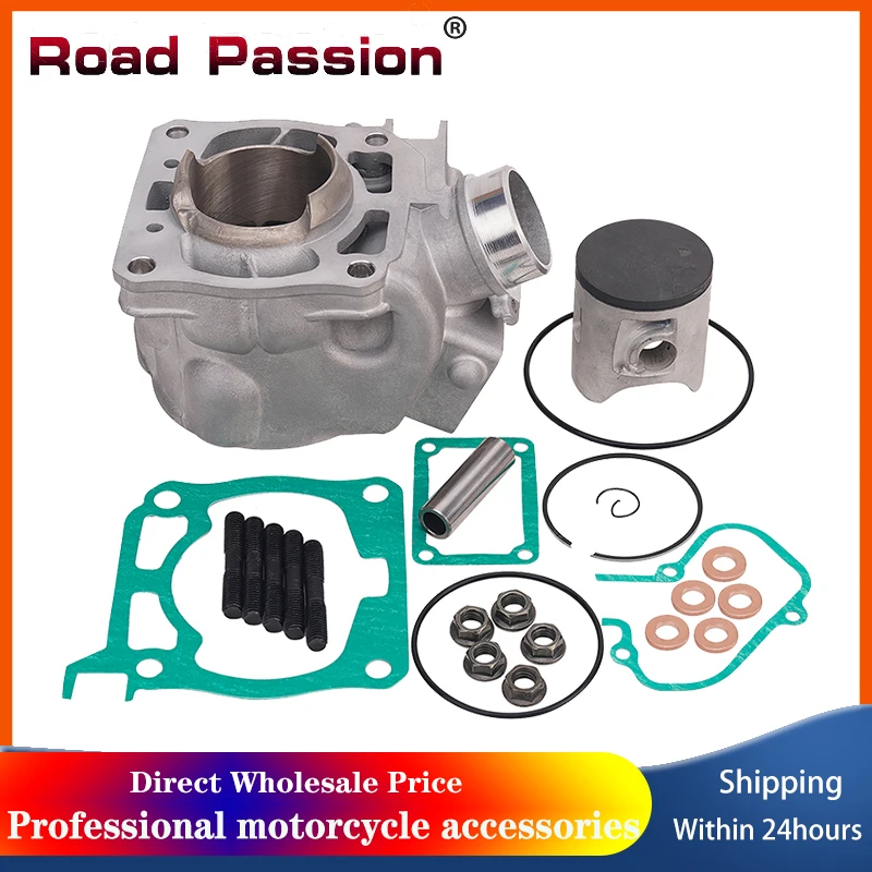 

Road Passion 54mm Motorcycle Engine Part Air Cylinder Block & Piston Ring Kit & Gasket Kit For YAMAHA YZ125 YZ 125 Moto Cylinder