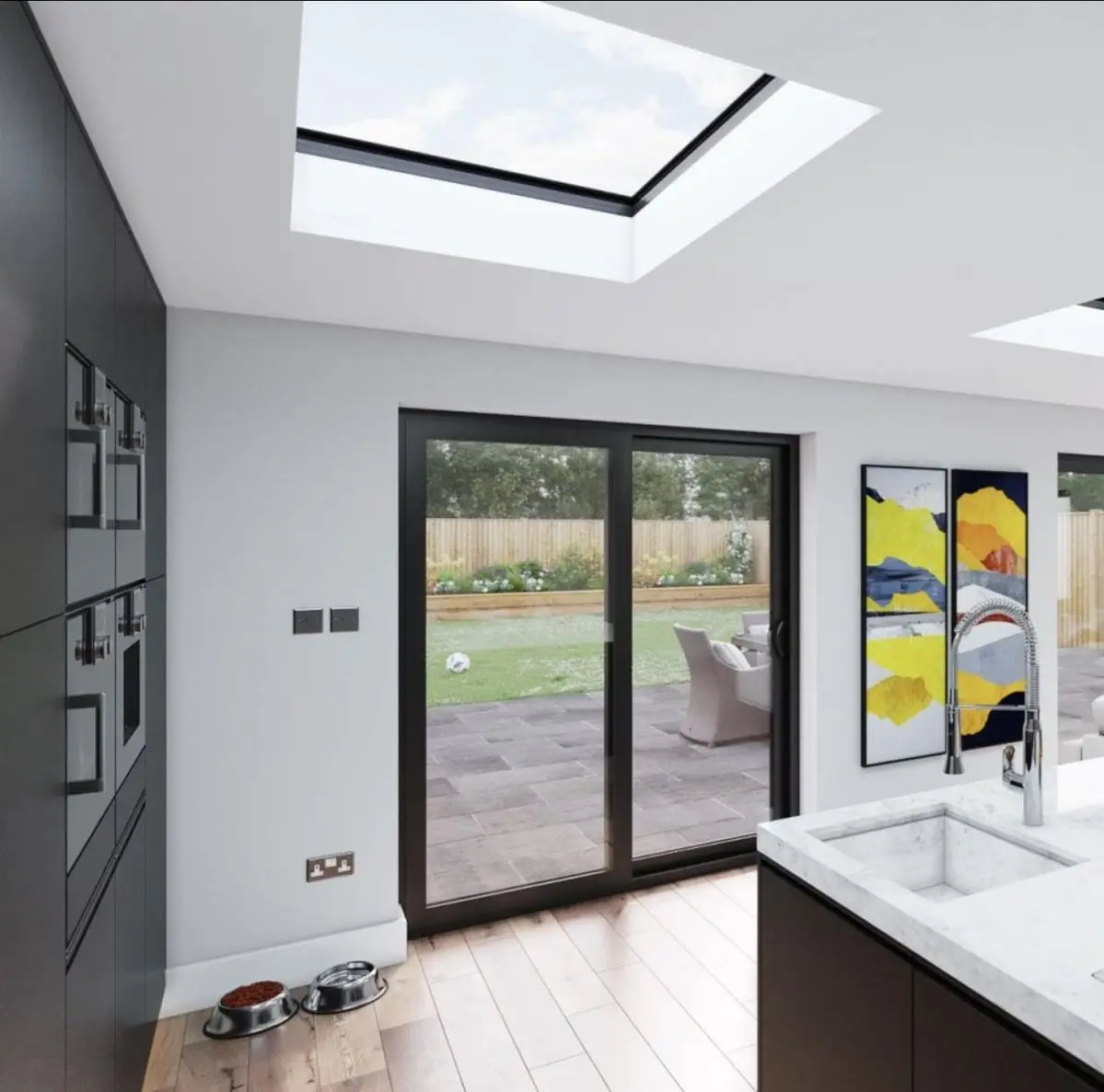 

Modern Aluminum Frame Sliding Door Exterior Double Glazed Tempered Glass Sliding Door Hurricane Impact Sliding Patio Doors
