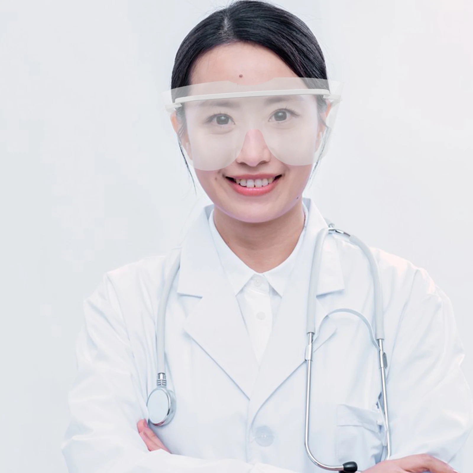 

10pcs Protective Eyewear Fog Proof Dust Resistant Eye Shield Safety Goggles For Lab Science Work Outdoor Anti-Spittle Glasses