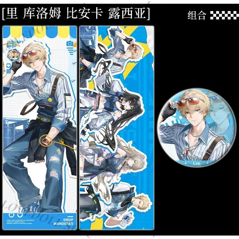 

Sets Anime Punishing: Gray Raven Lee Chromium Bianca Lucia Button Pin Cute Cartoon Brooch Badge Backpack Decor Fans Laser ticket