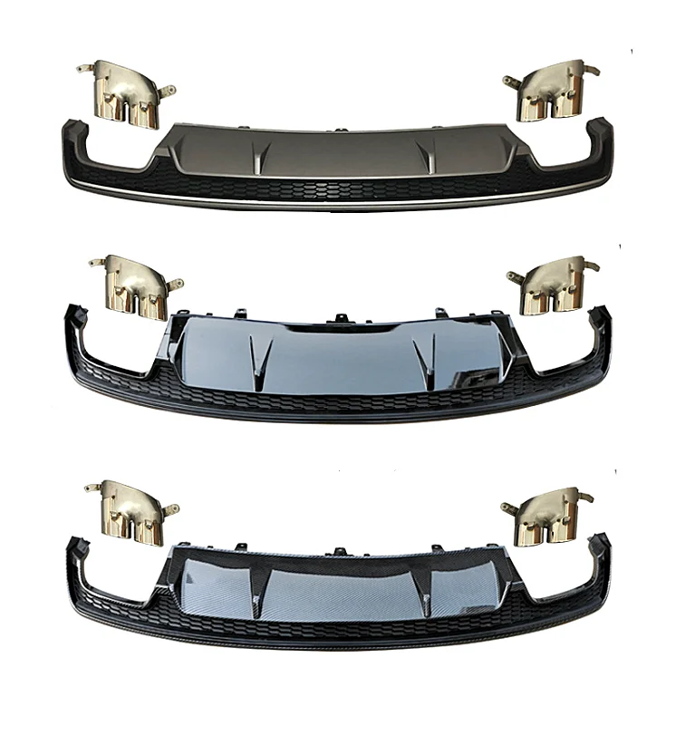 

Automotive Parts Car Rear Bumper Lip for 2016-2018 Audi A7 Facelift Audi S7 Style Rear Diffuser