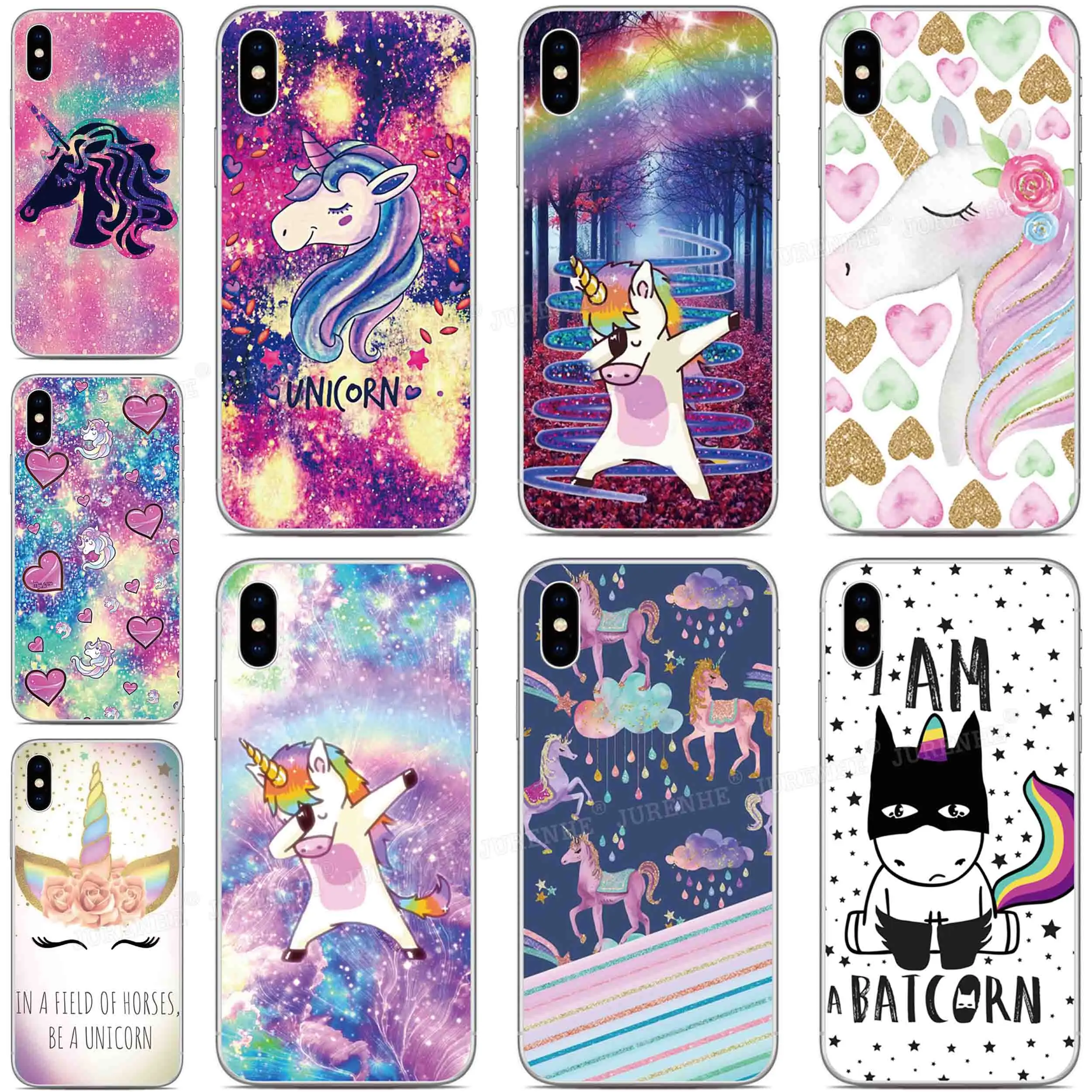 Rainbow Unicorn Back Cover For Oukitel C53 C51 C50 C38 WP50 WP52 C36 C35 C33 C32 C31 C23 C25 C22 C21 C19 C18 K9 Pro Phone Case