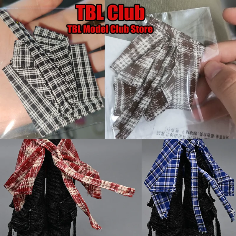 

1/12 Scale Fart Curtain Grid Behind Drape Female Clothes For 6-inch Action Figure Soldier DIY Mecha Girl Assembly Model Series