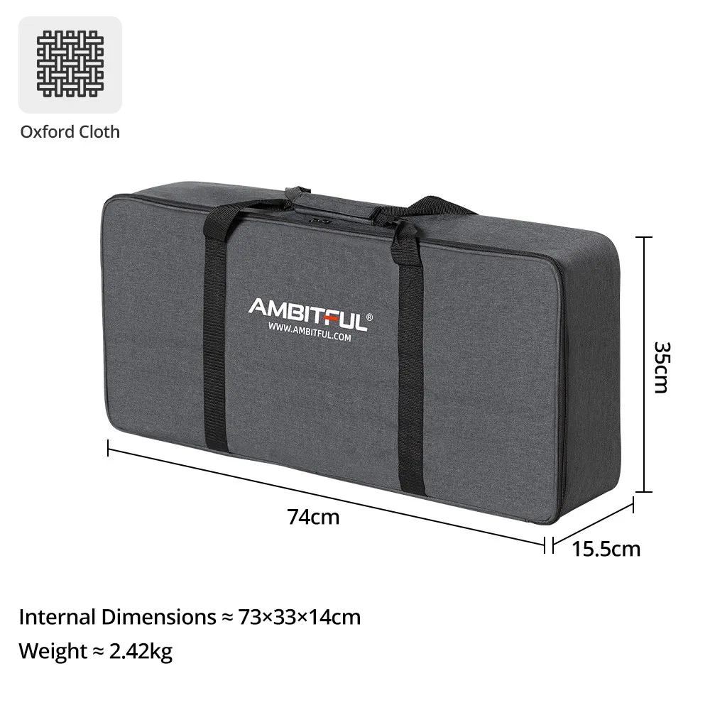 AMBITFUL new PB-06 Portable Carry Bag Studio Flash Light & Trépied Light Stand Carry Bag for Photography Studio Flash Bag Analyste